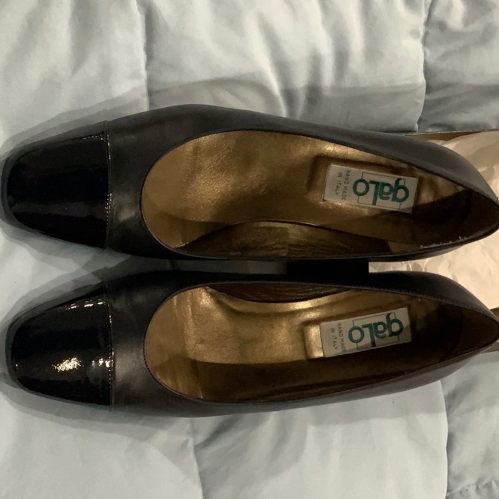 Navy blue Italian Galo shoes